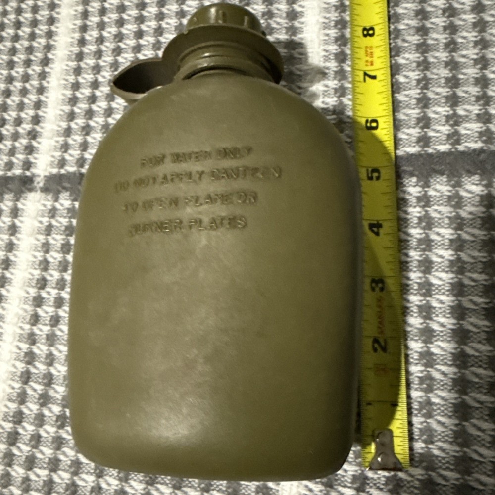Green Plastic Canteen