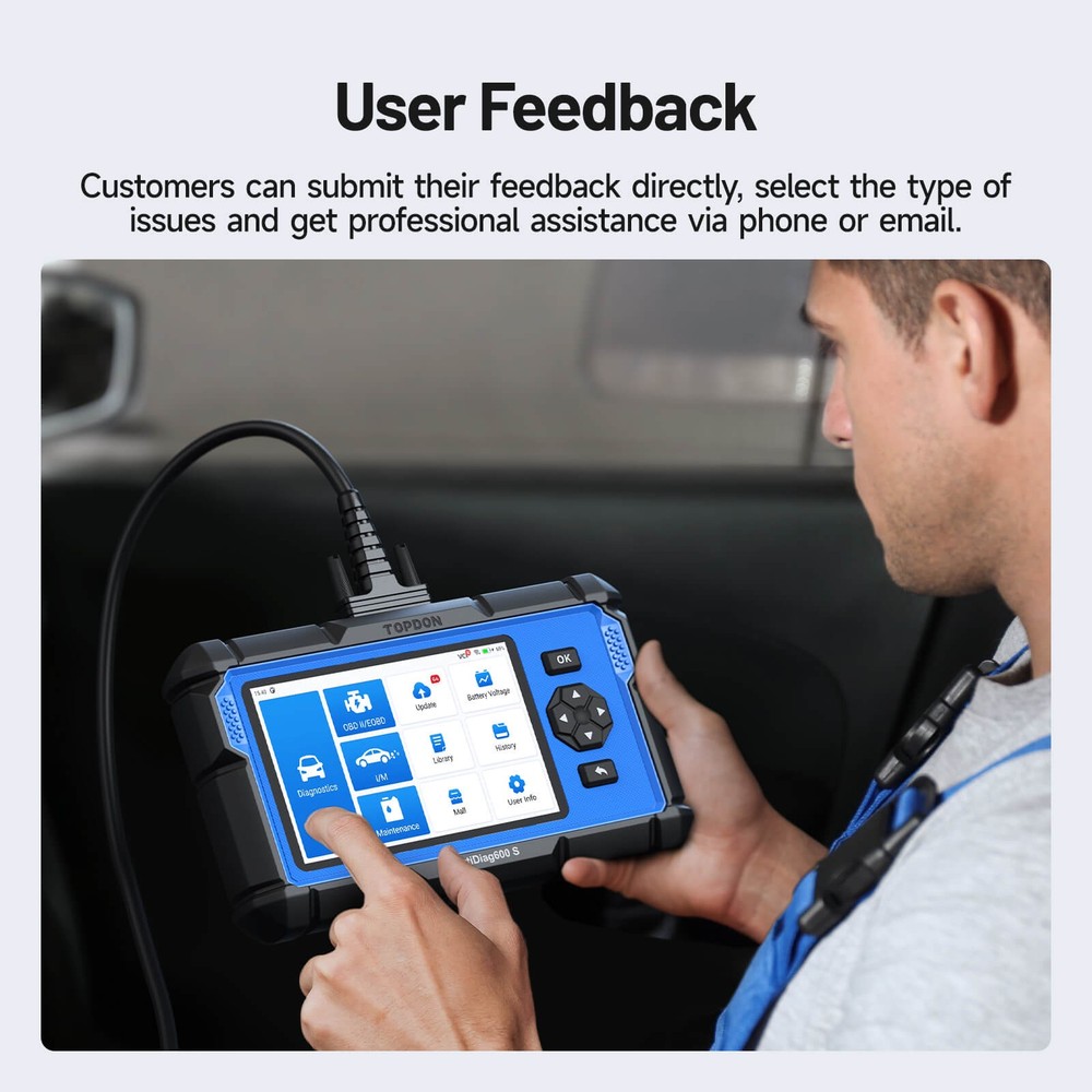 Check Engine OBD2 Scanner Transmission ABS SRS Code Reader Diagnostic Scan Tool