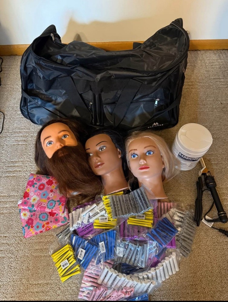 Brand new Marianna barber duffle bag with everything inside,