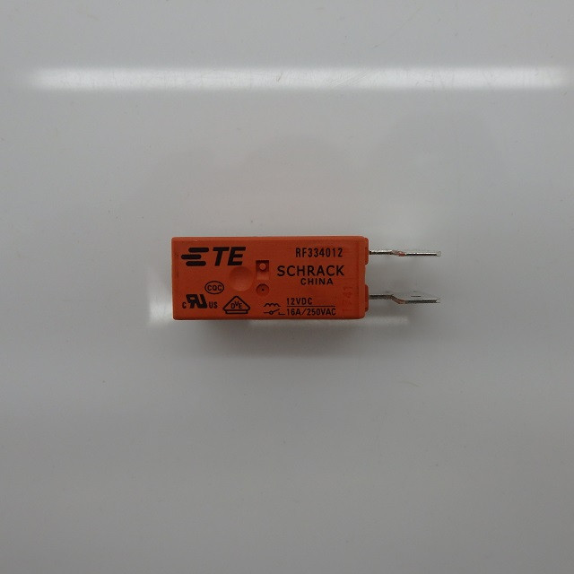 TE Connectivity Schrack RF334012 16A 12VDC SPST-NO PCB Relay QC Tab