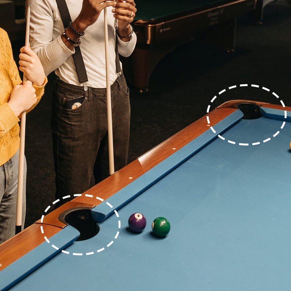 FERCAISH 6 Pcs Billiard Table Liners, Long-Lasting Plastic Pool Table Pocket ...