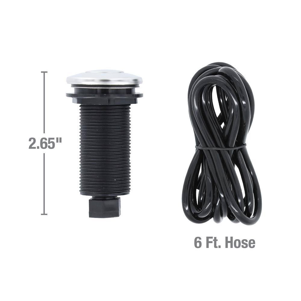 Top Mount Air Switch for Garbage Disposals with Chrome Button