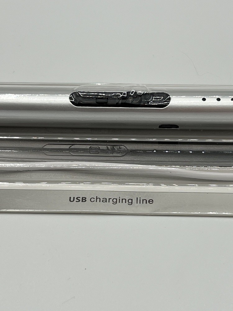 Matte SilverUSB Charging Arc Lighter Plasma Lighters For Collection Long Lasting