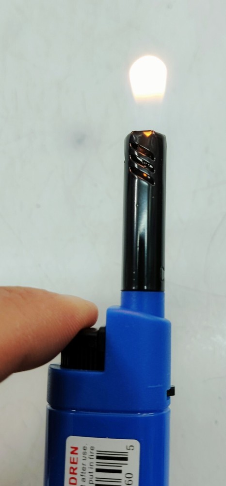5 Butane Refillable Kitchen Lighters Cabdle Lighter BBQ Lighter Adjustable Flame