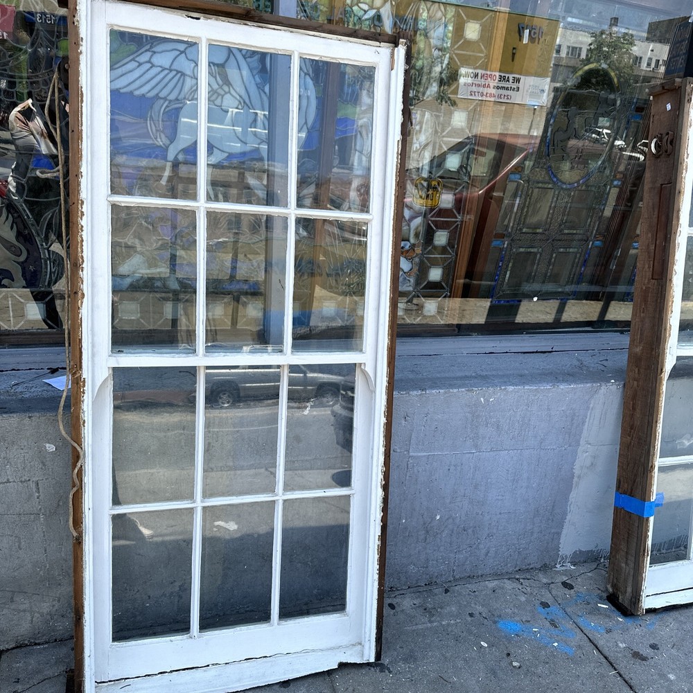 Old Double hung window 12 Light 63 X 29