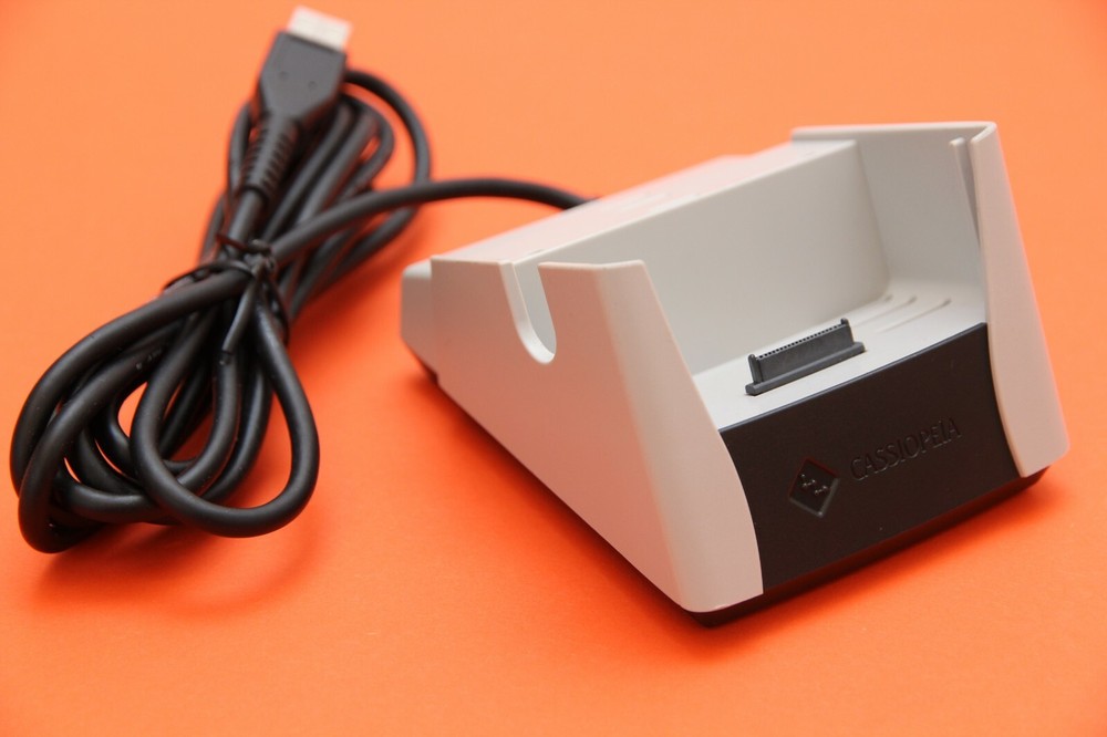 CASIO Cassiopeia PDA USB Sync Docking Cradle Base Organizer Computer JK-518CR
