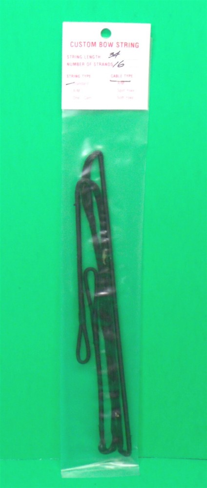 New Bowstrings by Binney Replacement String for Teardrop Cable Bows - 34" 16 str