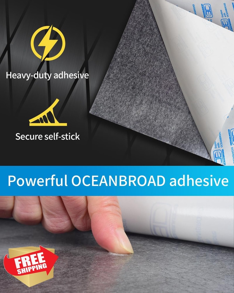 OCEANBROAD Diamond Pattern Boat Flooring Self-Adhesive EVA Foam