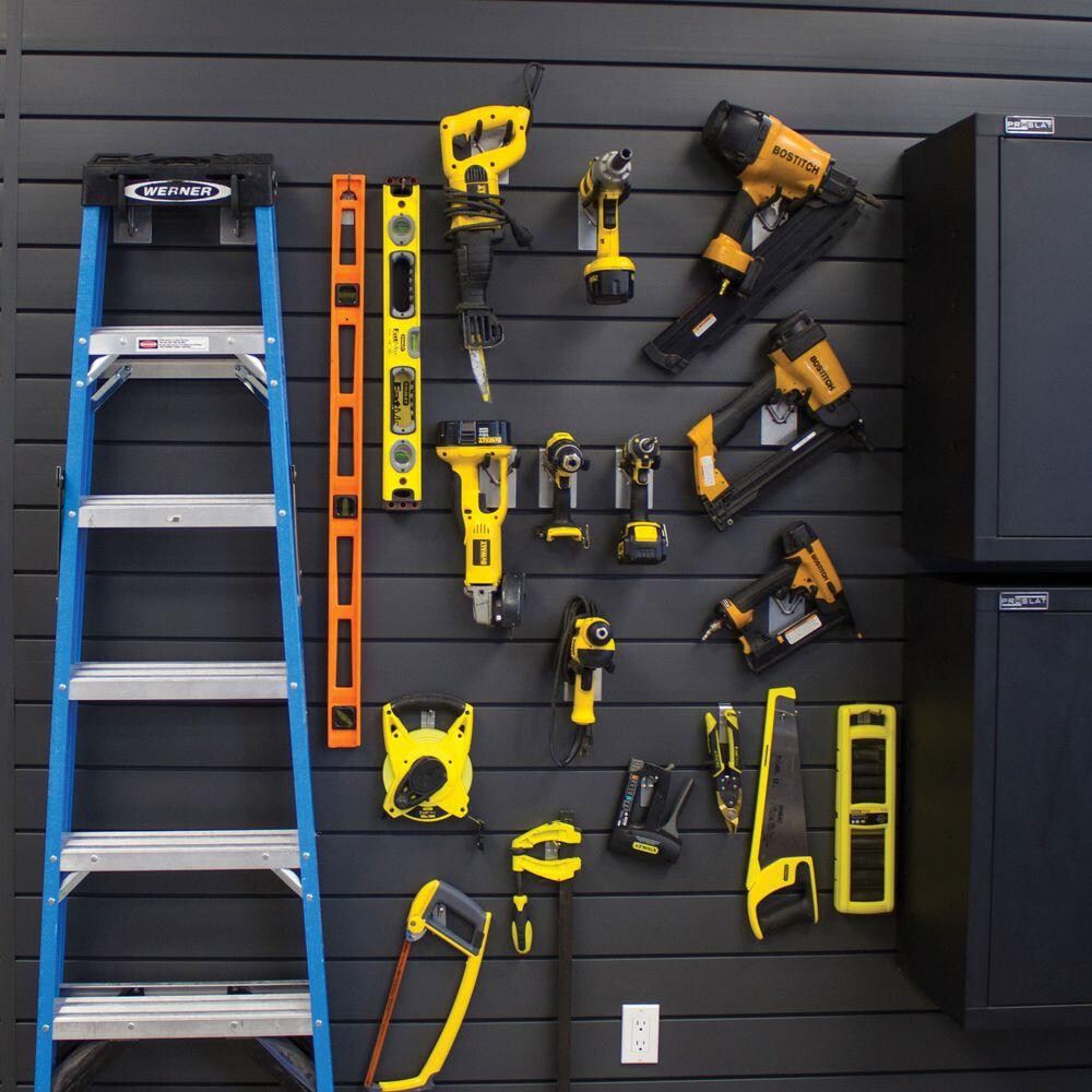 Proslat 8 ft. Wall Panel Kit Easy Install Tool Equipment Holding Organizer