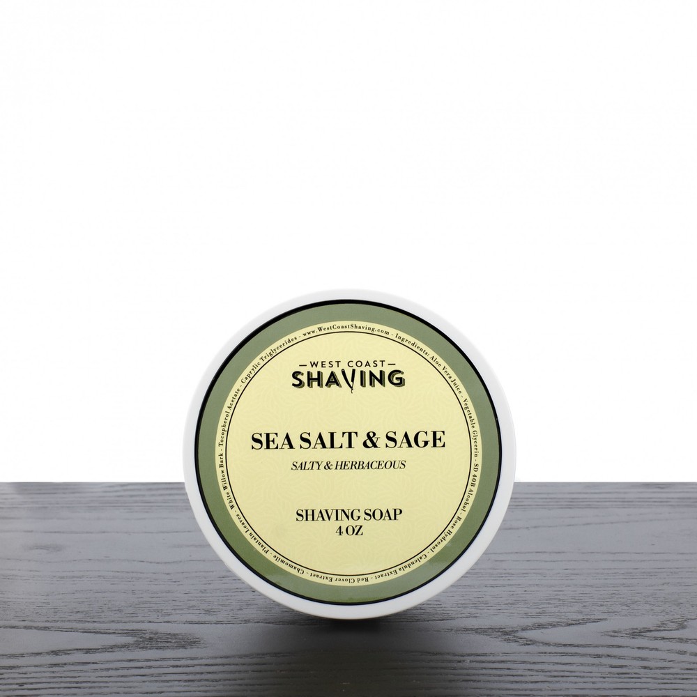 WCS Shaving Soap, Sea Salt & Sage