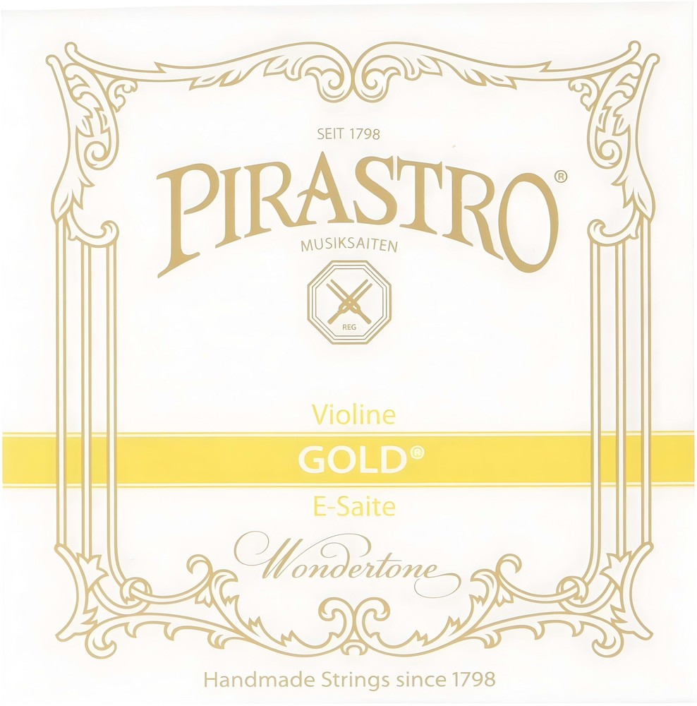 PIRASTRO Gold E line loop end Gold violin string E3158 (2 Set)