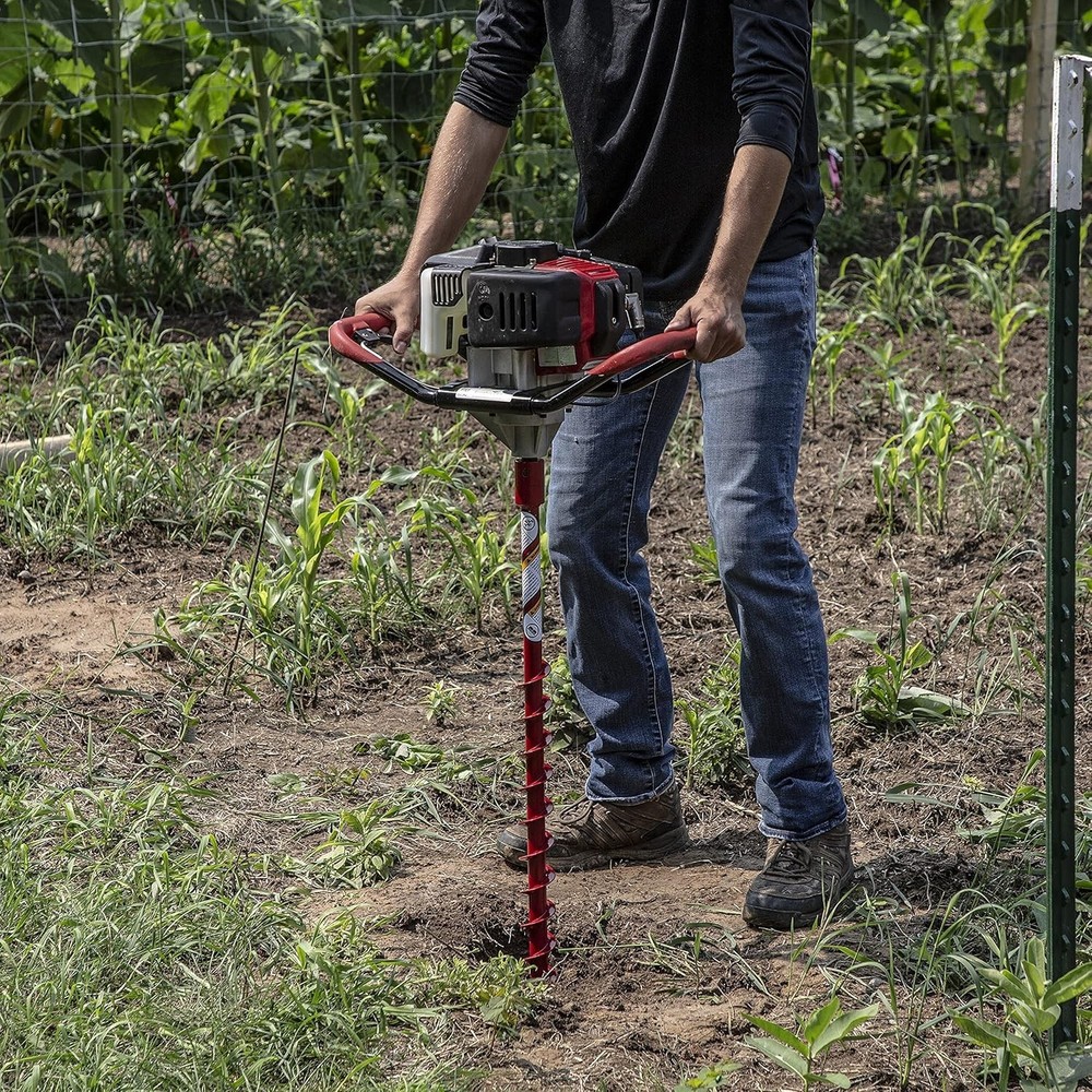 36-Inch Long Earth Auger with Fishtail Point