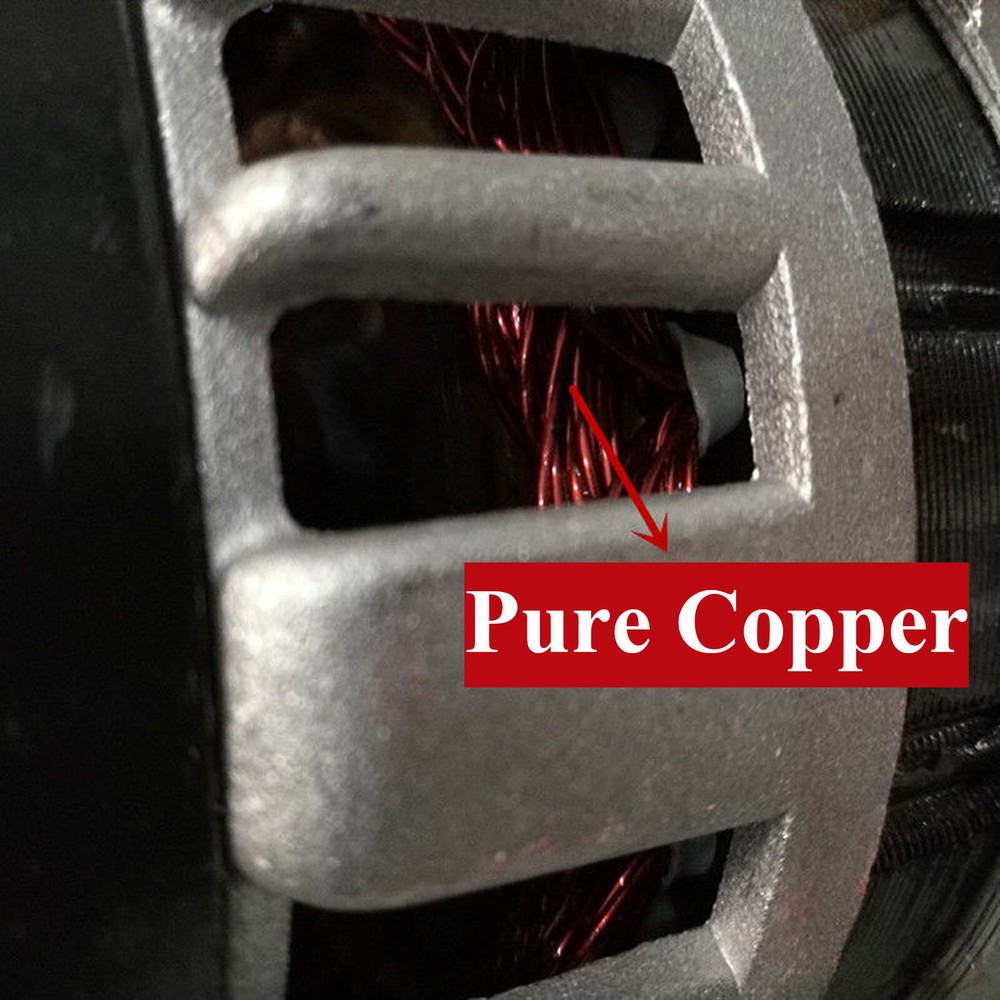 Permanent Magnet Synchronous Generator DC 24V Dual Wheel Generator Copper 2000W