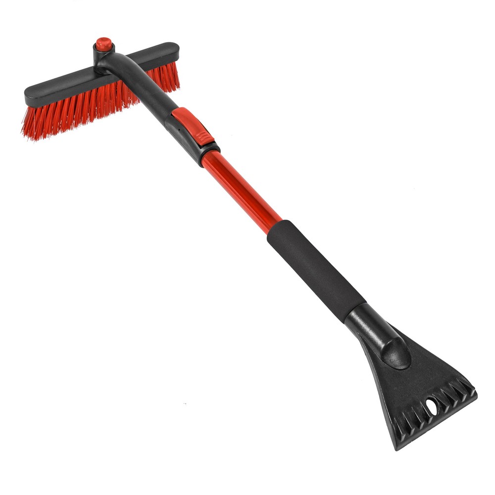 BDK Motor Trend Ice Scraper with Extendable Handle and Rotating Brush Head - ...