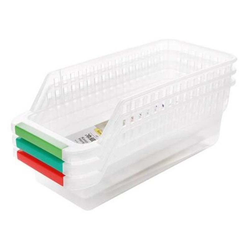 Kitchen Fridge Containers Space-saving Trays for Freezer Holder Sink Basket