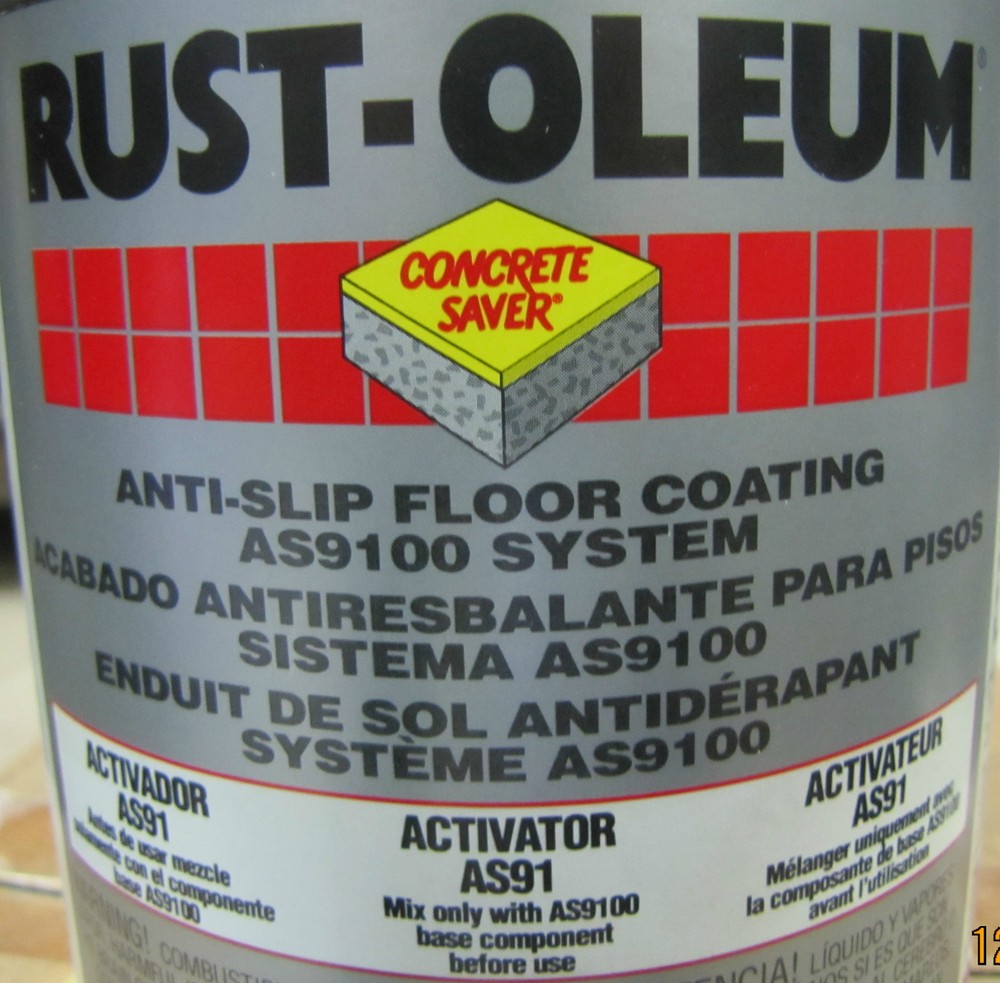 RUST-OLEUM AS9182 425 AS9182425 SILVER GRAY HIGH PERFORMANCE FLOOR COATING KIT