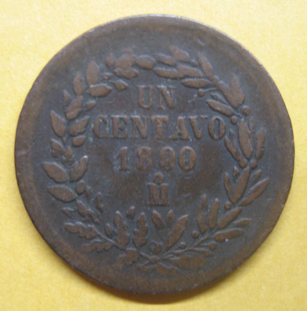 1890 Mo Mexico One Centavo Take a Look