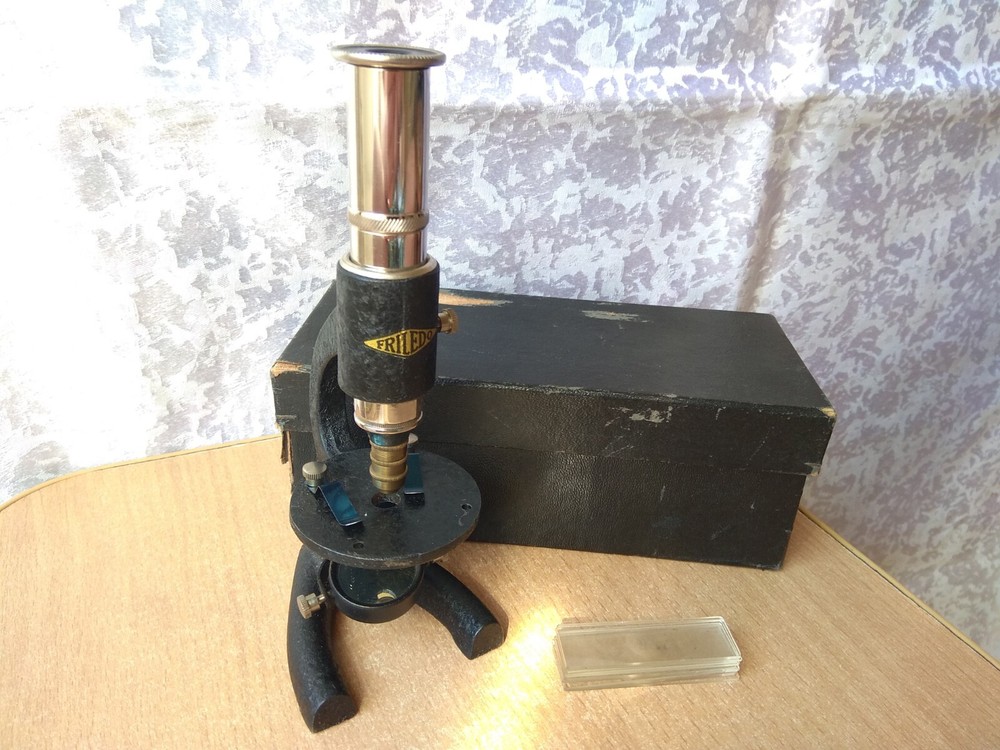 Rare Vintage antique ORIGINAL Microscope Friledo retro tool device