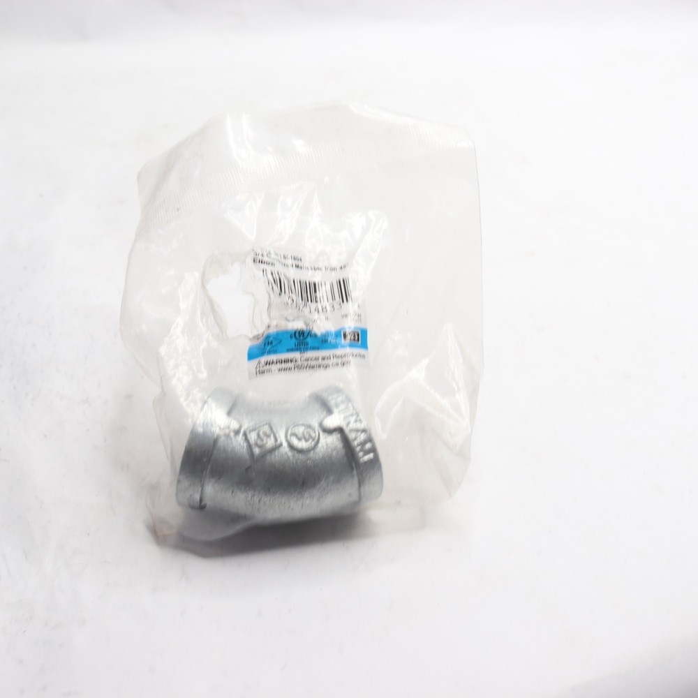 STZ Galvanized Iron 45Â° Elbow 3/4" 311 E45-34