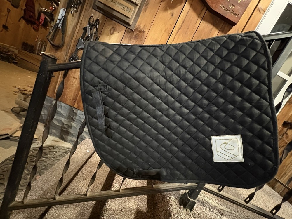 Black Saddle Pad