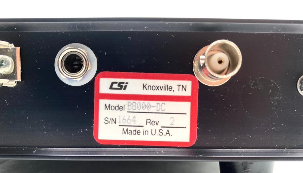 CSI ULTRASPEC 8000 LASER MACHINE ALIGNMENT ANALYZER W/ PROTECTIVE CASE REV.2