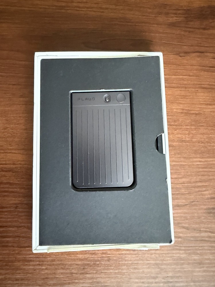 Plaud Note Empowered AI Voice Recorder & Note Taker 64GB Black Open Box