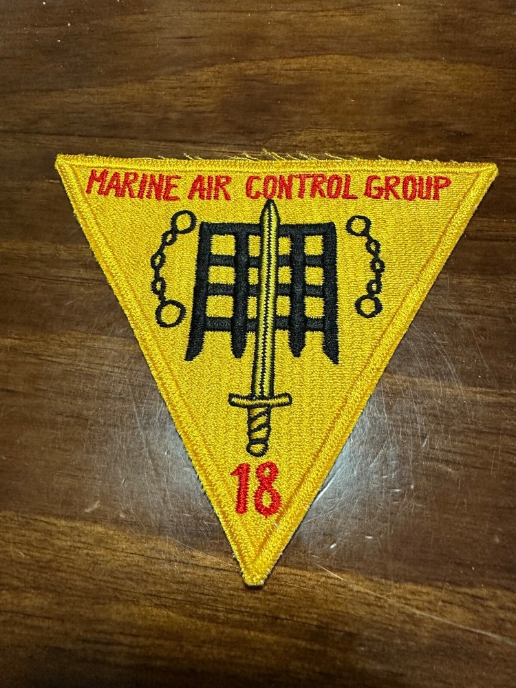 Vintage USMC Marine Air Control Group 18 Patch