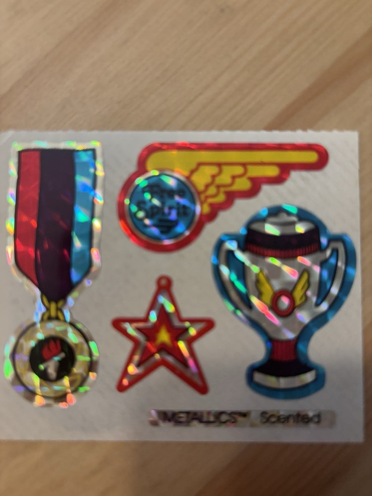 Vintage Metallic Sticker Sheets