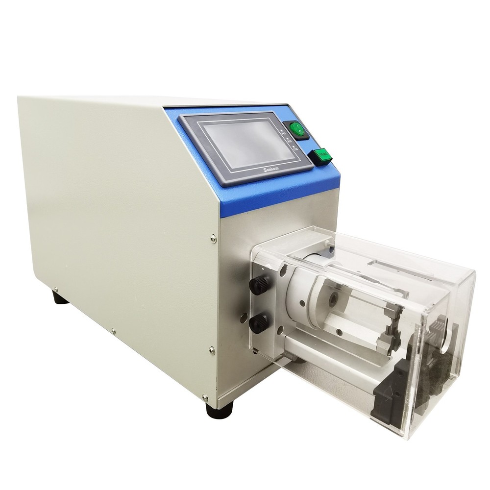 110V Semi-Automatic Coaxial Cable Rotary Knife Multi-Layer Stripping Machine