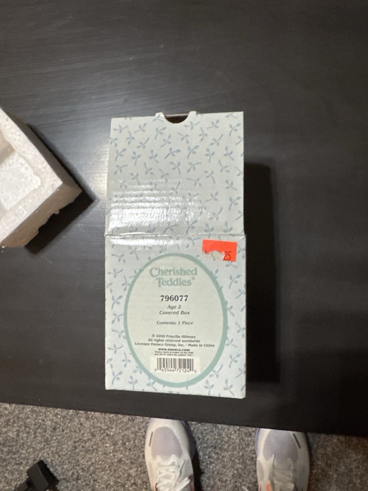 Cherished Teddies - Age 2 Second Birthday - Covered Box - 796077