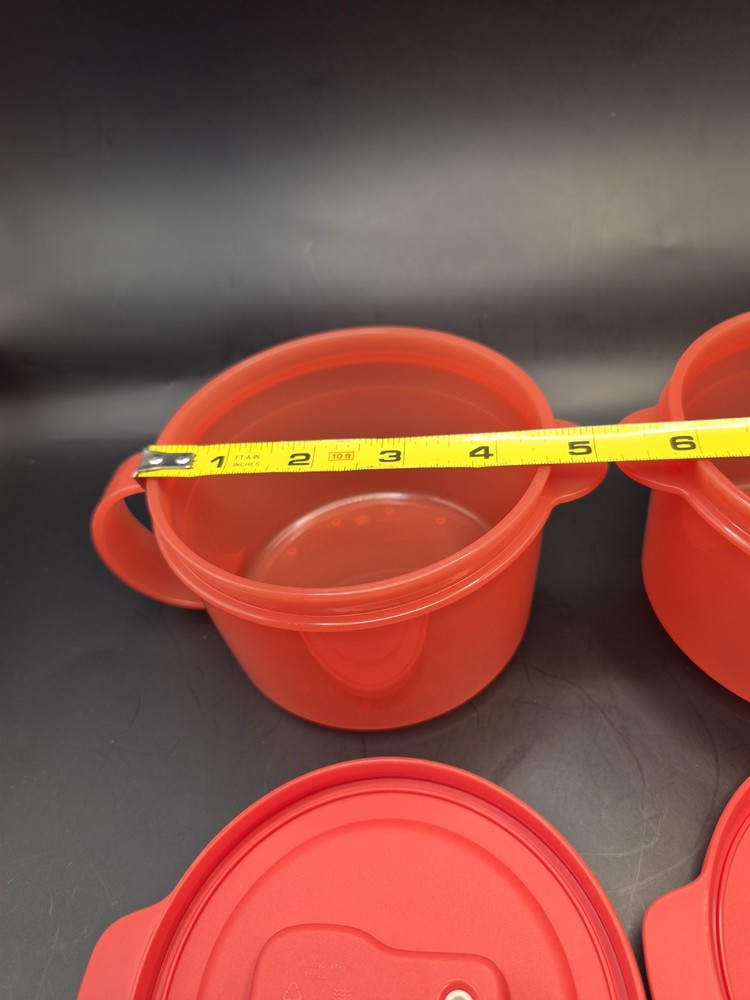 Tupperware CrystalWave Plus Soup Mugs