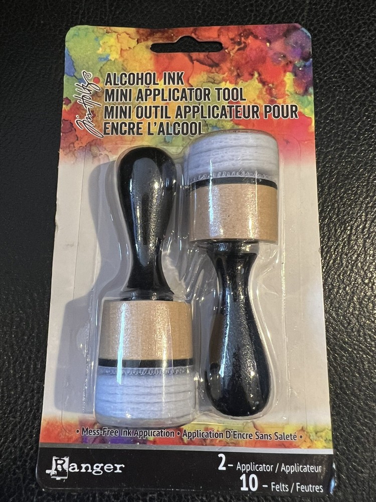 Ranger Tim Holtz Alcohol Ink Mini Applicator Tool, Multicolor Round