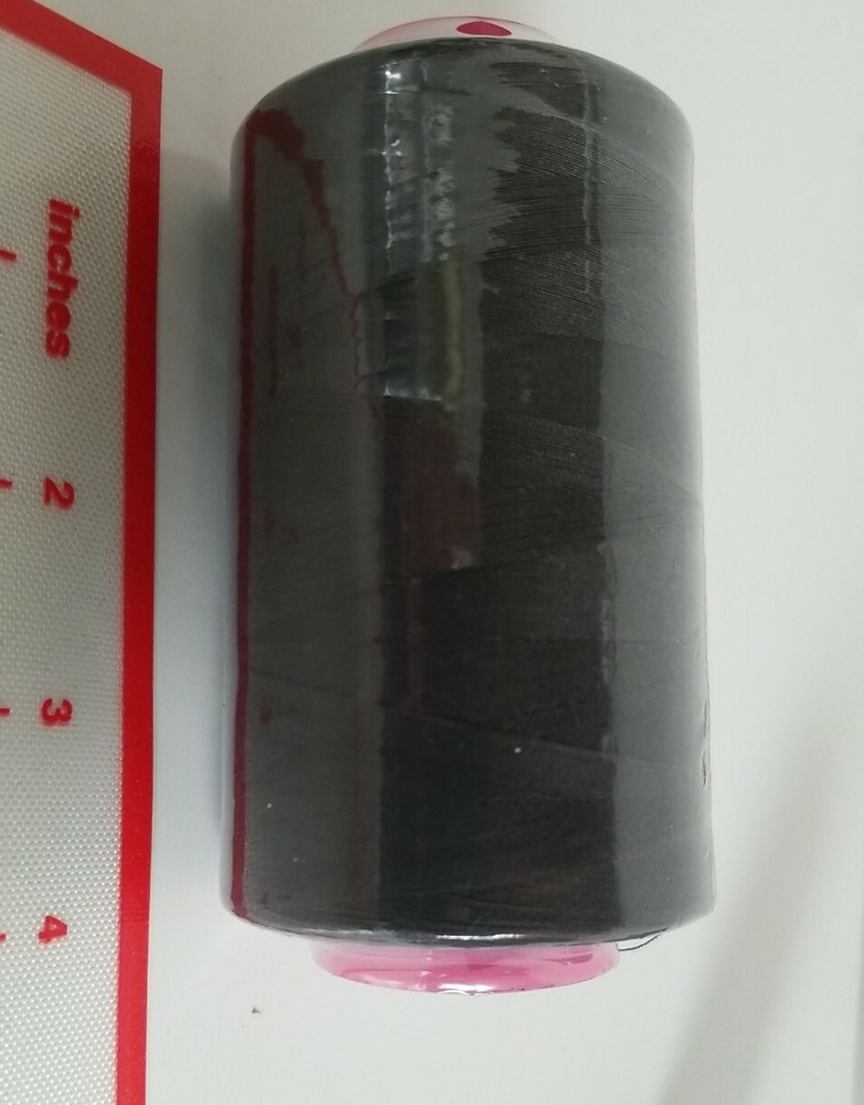 One Spool DARK GRAY High Quality Sewing Machine Serger Thread 6000 Yards Cone