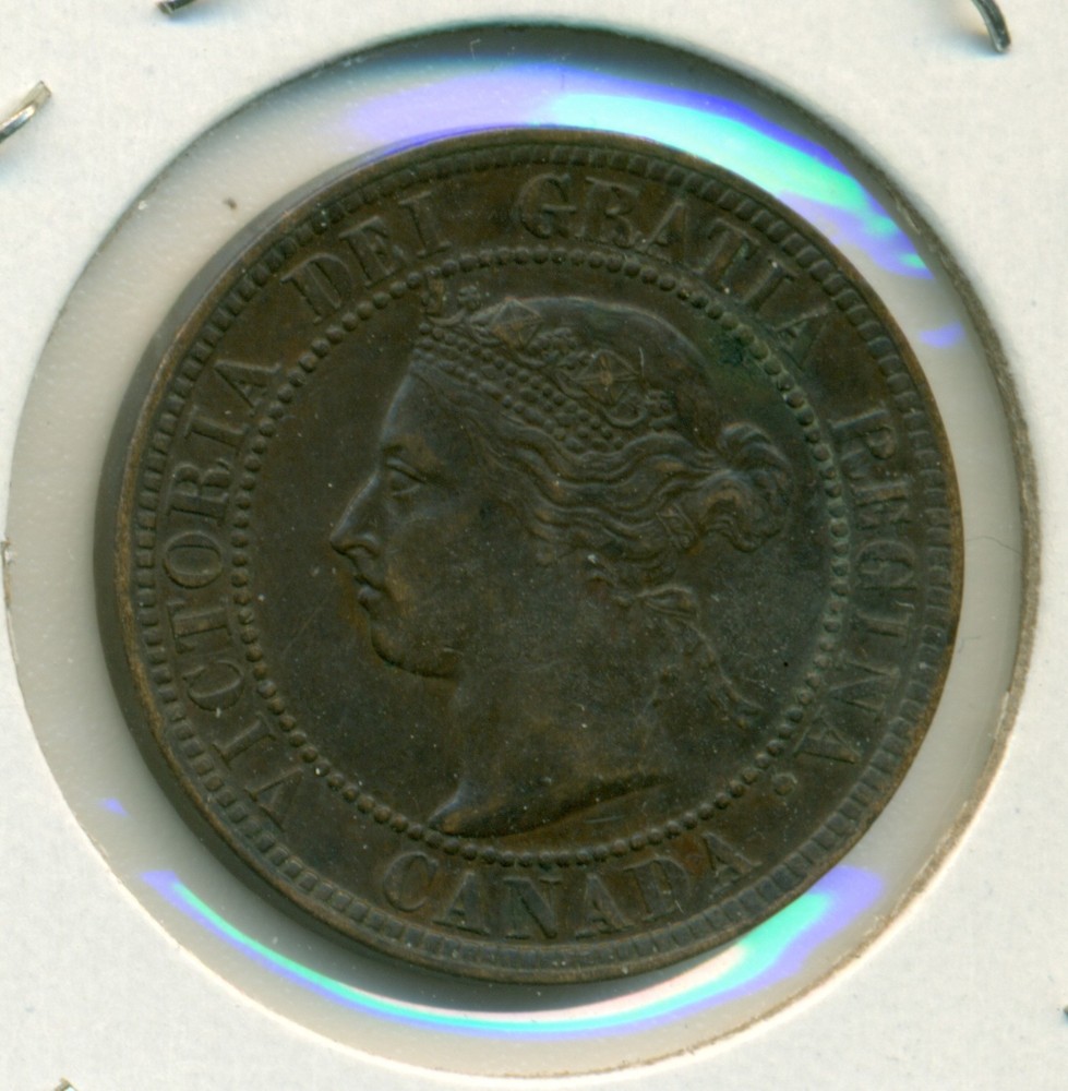 1899 CANADA LARGE CENT, EXTRA FINE, GREAT PRICE!
