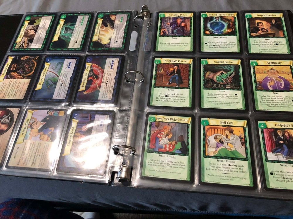 harry potter tcg true complete base set 119/119