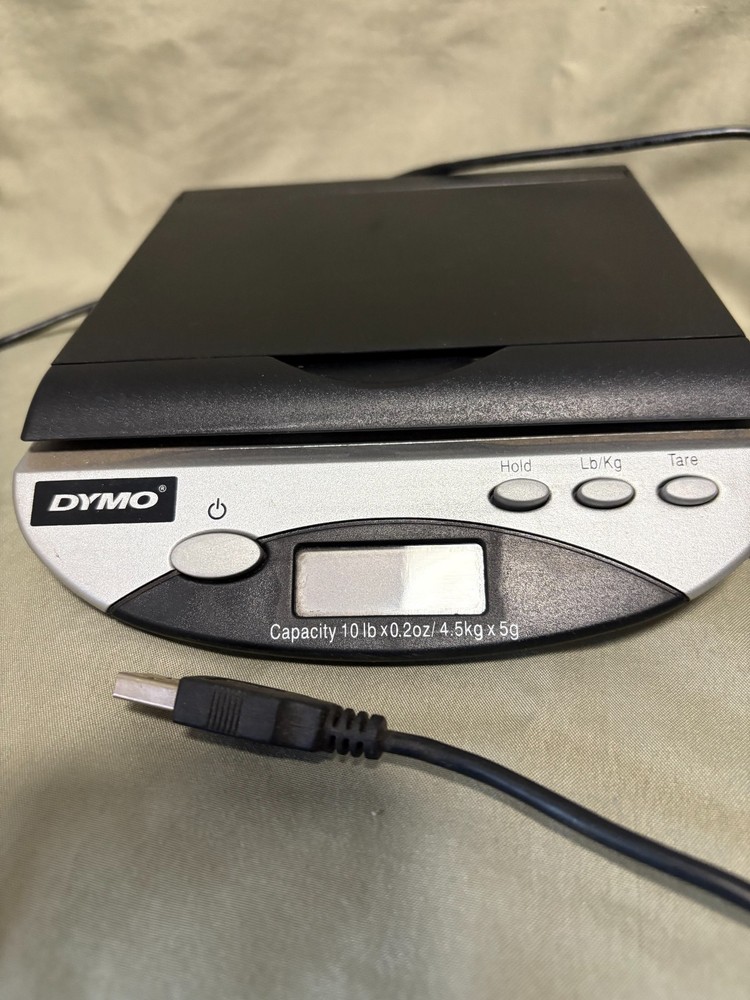 Genuine Dymo (40158) 10lbs Capacity Small Mail Scale With USB Cord