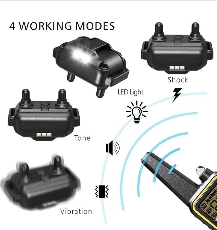 Dog Training Collar - 800M Range - Rechargeable & Waterproof