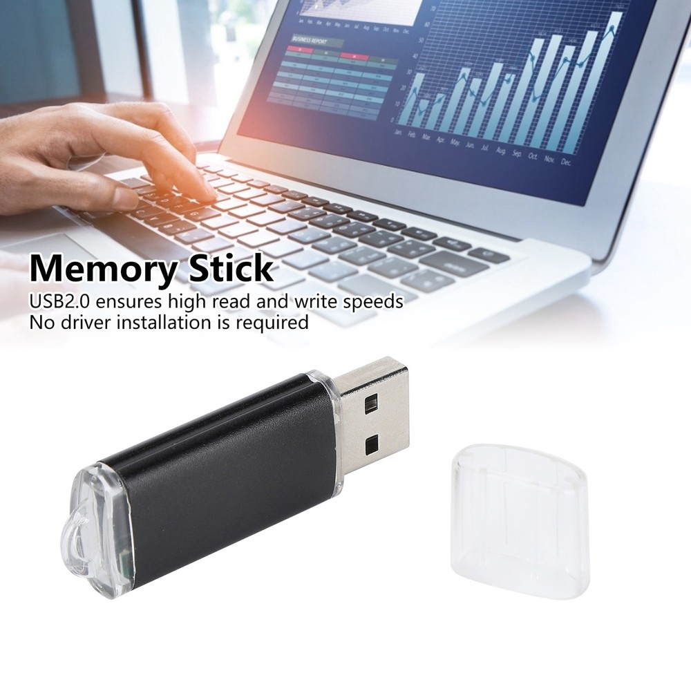 Black USB Flash Drive Portable Storage For PC Tablet Popular.