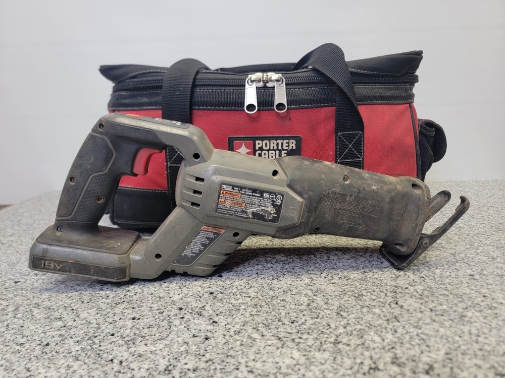 Porter Cable Drill Driver 3 Tool Combo /w 2 Batteries & Charger a-x