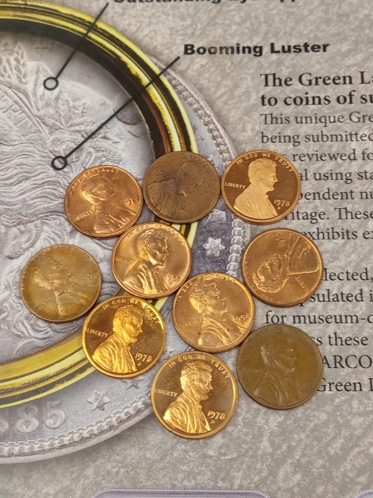 10 LINCOLN 1 CENT MIXED DATES AND MINTS TP-4160