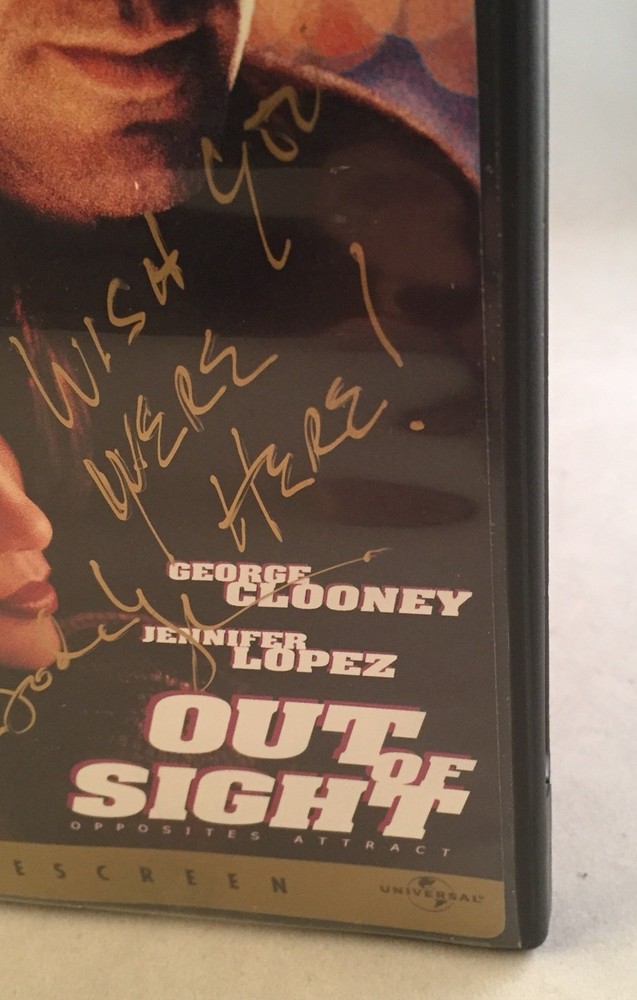 Steven Soderbergh-AUTOGRAPH!!-Out of Sight-SIGNED-INSCRIBED-DVD-VERY RARE!!