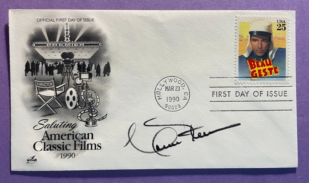 SIGNED CONNIE STEVENS FDC AUTOGRAPHED FIRST DAY COVER