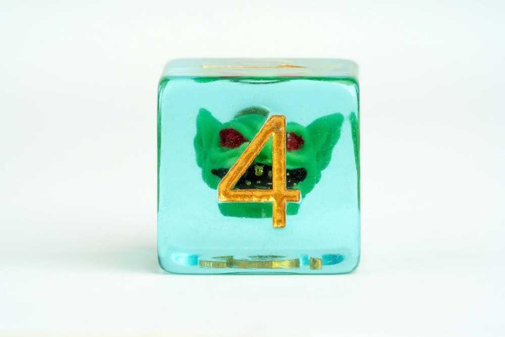 FanRoll Pathfinder Goblin Inclusion Dice Set