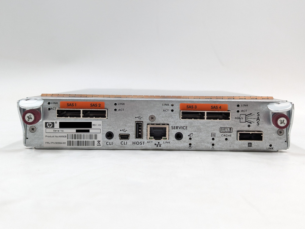 HPE P2000 G3 Modular Smart Array SAS Controller (81-B0000053-08-06) Gray