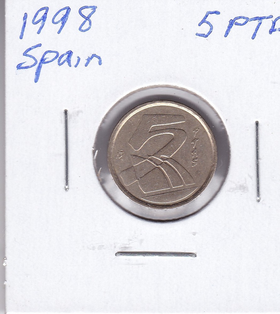 1998 Spain 5 Pesetas