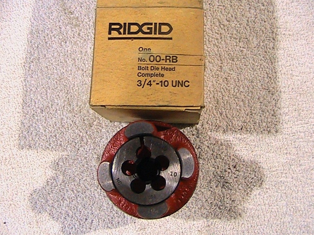 Ridgid 00-RB Complete 3/4-10 Bolt Die