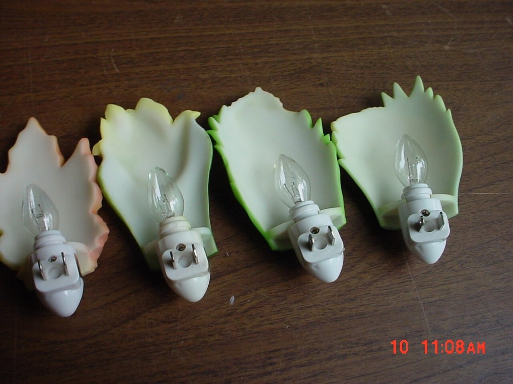Lot of 4 Decorative Plug In Night Light