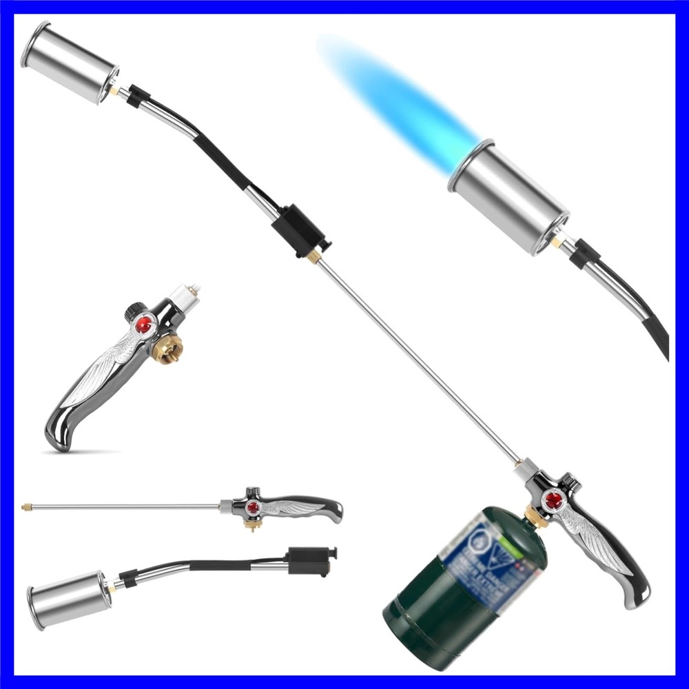 Weed Burner Torch, Propane Torch Weed Burner High Output 37" Extended Heavy D...