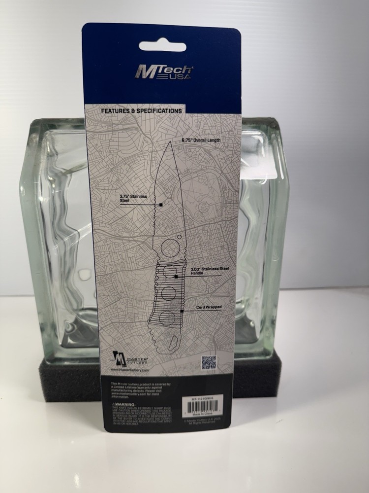 March USA Compact Fixed Blade New In Box with Sheath