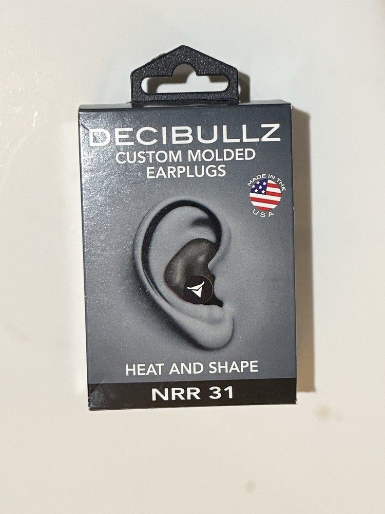 Decibullz Custom Molded Earplugs 31db Highest NRR Comfortable Hearing